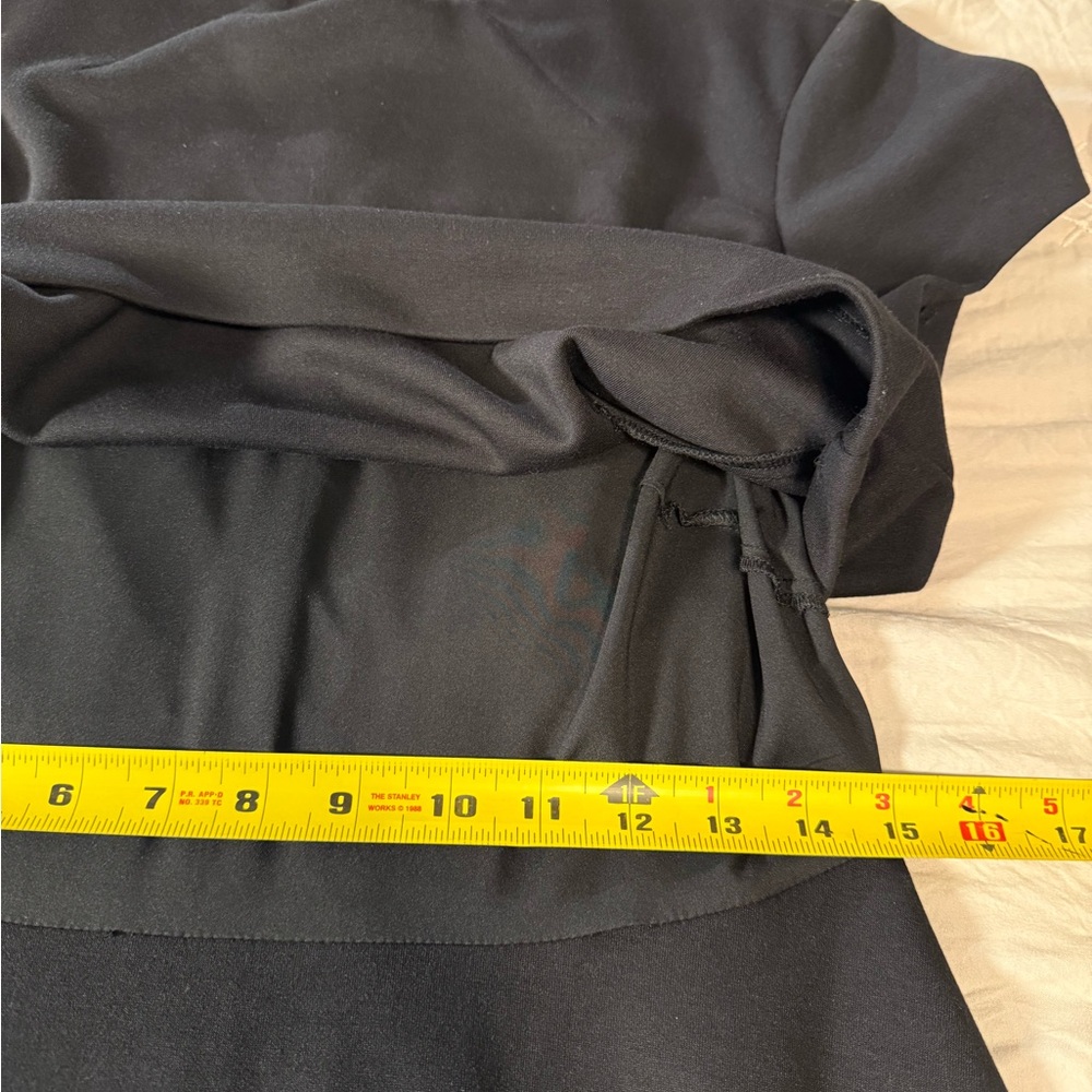 Donna Morgan Black Womens Layered Midi Dress size 6 - Picture 7 of 10
